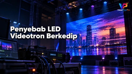 penyebab LED videotron berkedip