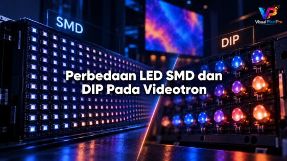 perbedaan LED SMD dan DIP pada videotron