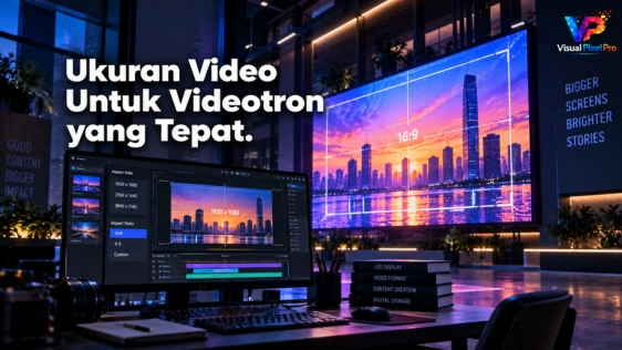 ukuran video untuk videotron yang tepat